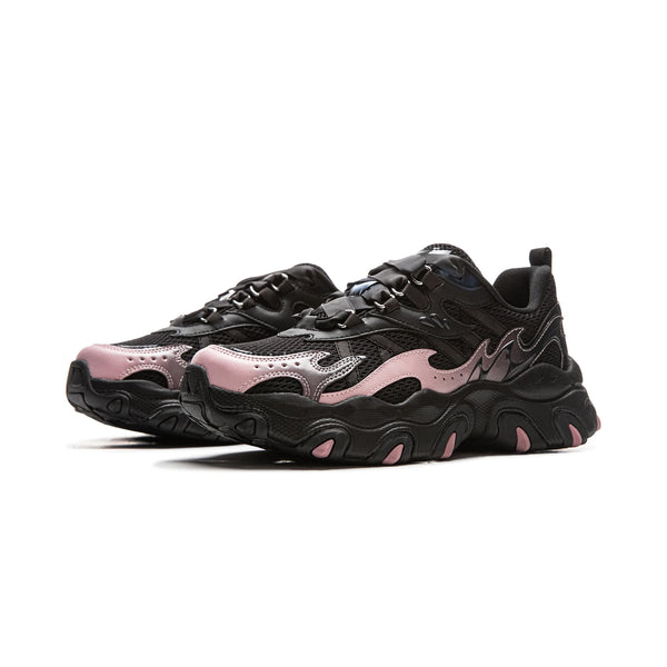 ស្បែកជើង Li-Ning សម្រាប់នារី X-CLAW LITE 3 ទាន់សម័យ មានខ្យល់ចេញចូលបានល្អ កែងក្រាស់ ស្បែកជើងប៉ាតា LiNing បែបបុរាណ ធម្មតា AGCV398