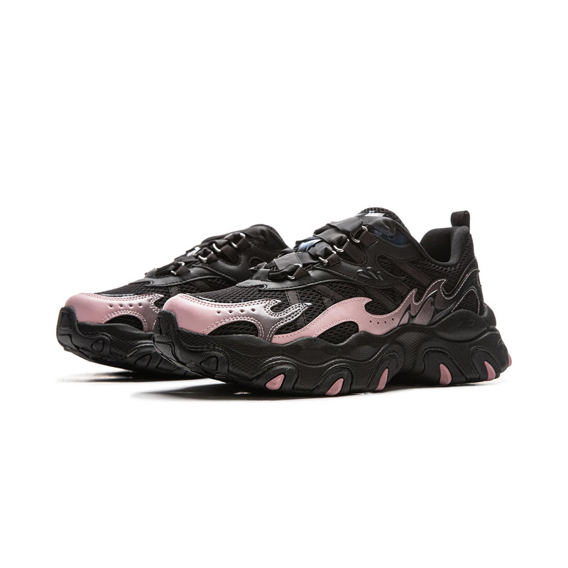 ស្បែកជើង Li-Ning សម្រាប់នារី X-CLAW LITE 3 ទាន់សម័យ មានខ្យល់ចេញចូលបានល្អ កែងក្រាស់ ស្បែកជើងប៉ាតា LiNing បែបបុរាណ ធម្មតា AGCV398