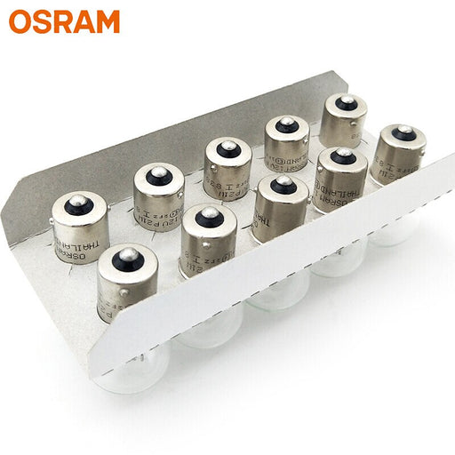 OSRAM Original P21W 1156 Turn Signal Light Reverse Lamp Standard Auto Brake Bulb 12V S25 21W 7506 Metal Bases Wholesale 10pcs
