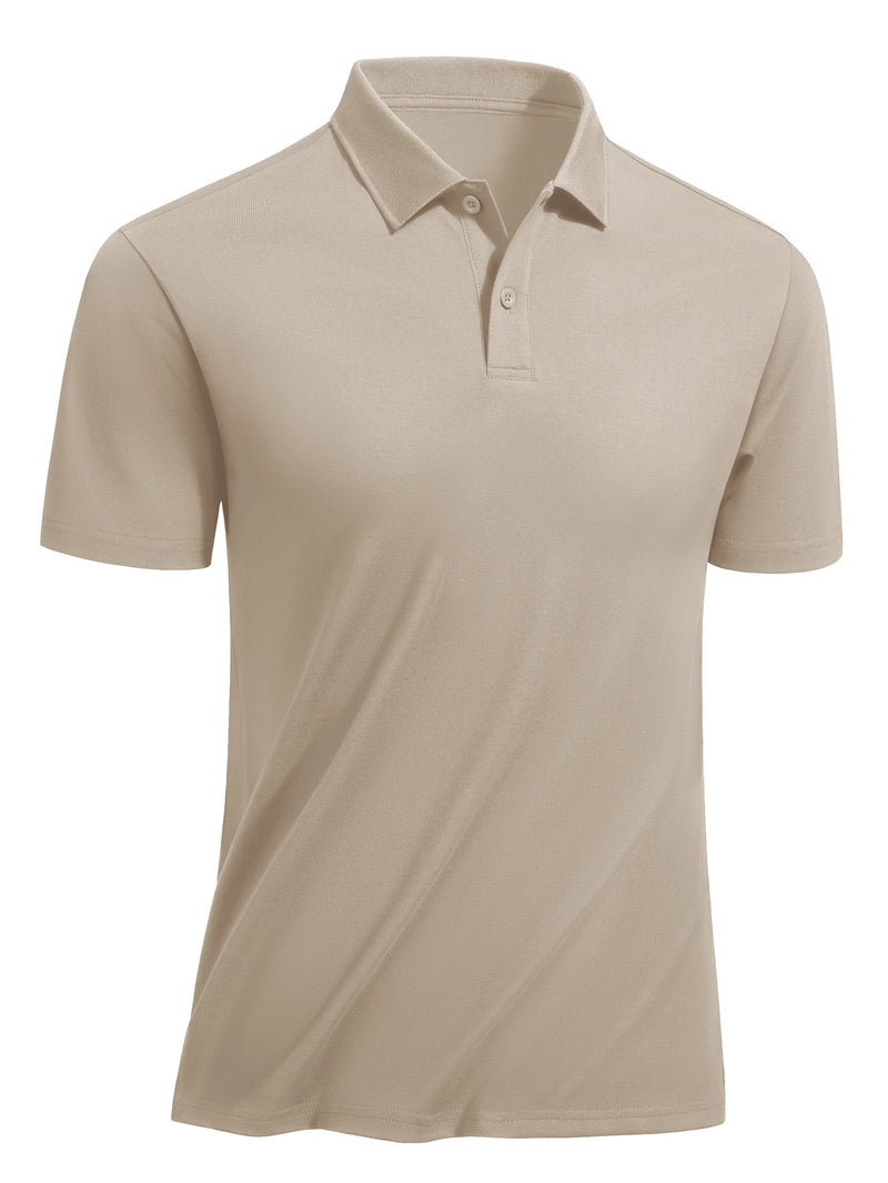 TACVASEN Summer 72% Cotton Polos T-shirts Mens Breathable Golf Polo T-Shirt Active Sport Hiking Tee Shirts Casual Work Tops Male