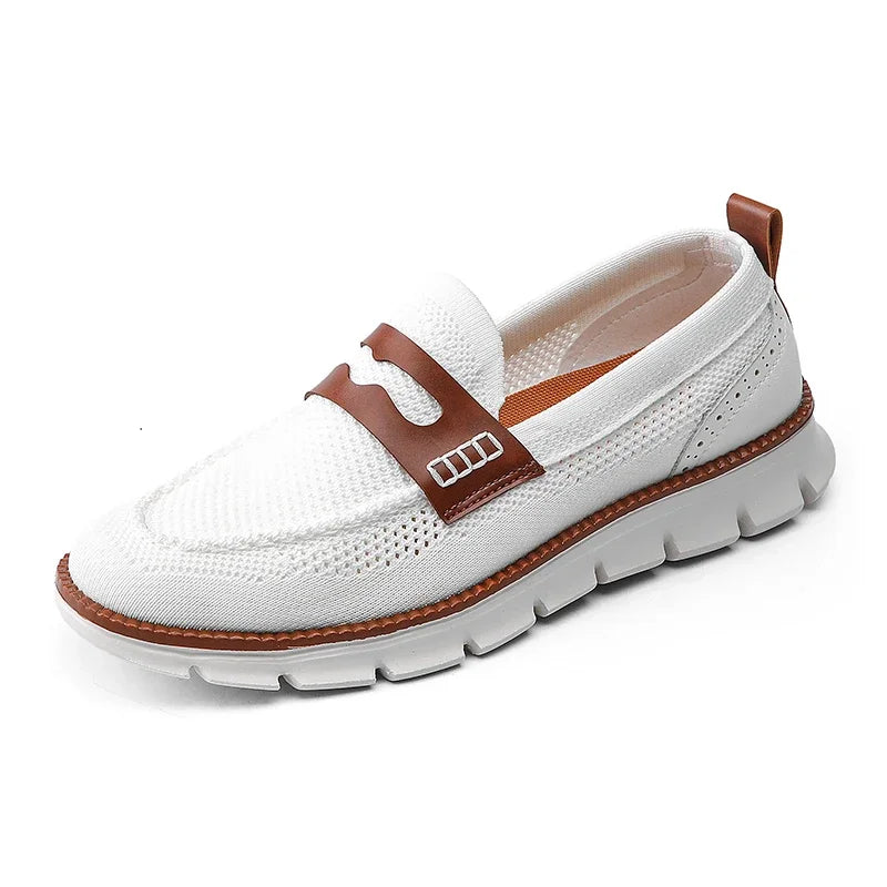 Large Size Slip-on Mesh Shoes for Men Stylish Loafers Casual Sneakers Cushion 50 51 52 53 54 Hot Sale New Arrival