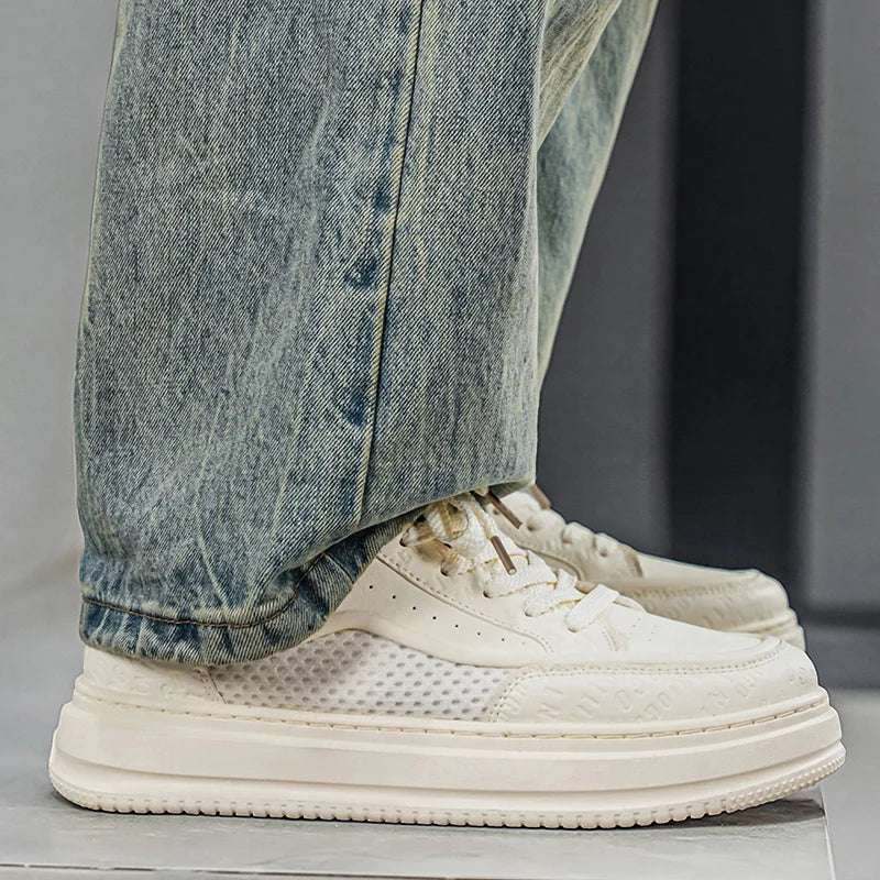 Men's breathable Joker casual board shoes Four seasons new light soft-sole non-slip comfortable outdoor walking running sneakers