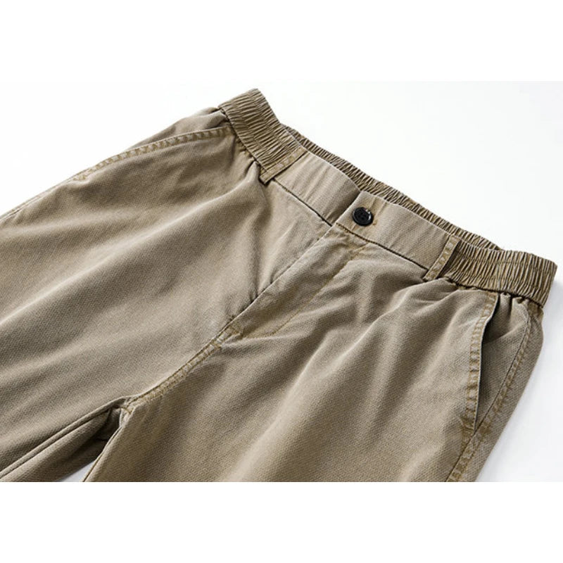 Summer Youth Lyocell Wide - Leg Loose Straight - Leg Trendy Casual Long Pants Men's Lightweight Long Pants