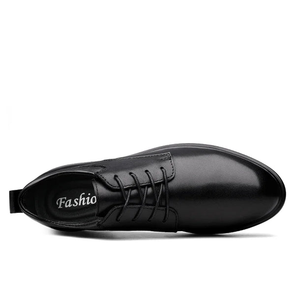 Men's Genuine Leather Oxford Dress Shoes Business Formal Office Wedding Lace-Up Black For Gentleman Plus Big Size 49 50 51 52 53