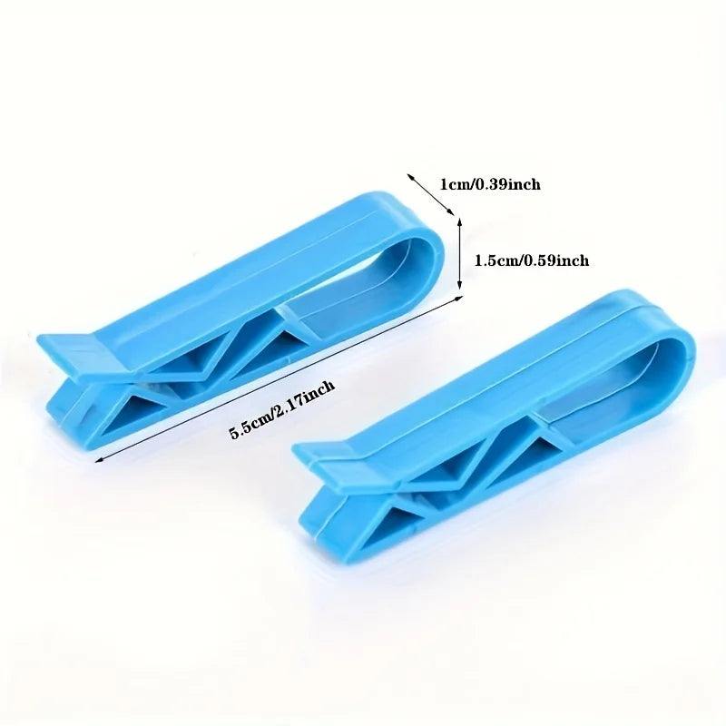 10/20pcs Creative Garbage Bag Holder Clips, Trash Can Liner Fasteners,  Divider Side Clips for Home Organization gadgets