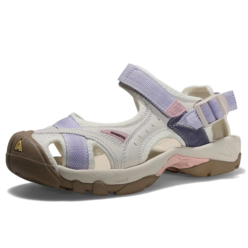 HUMTTO Hiking Shoes for Women Outdoor Sandals Womens Breathable Water Beach Sandals Summer Camping Fishing Climbing Aqua Sneaker