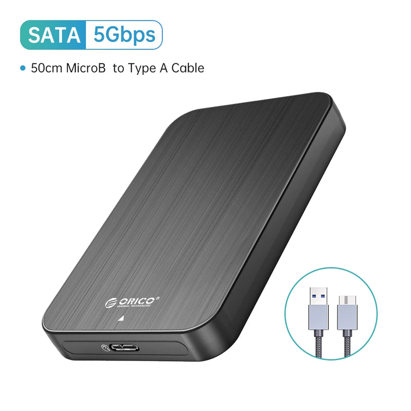 ORICO 6Gbps HDD Case 2.5 inch SATA to USB 3.1 Hard Drive Enclosure Compatible 7mm-9.5mm 2.5" SATA III / II / I HDD and SSD Box