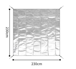 Naturehike Foil Blanket Waterproof Camping Mat Awning Sand Free Beach Mat Travel Hiking Picnic Mat Outdoor Rug Picnic Blanket
