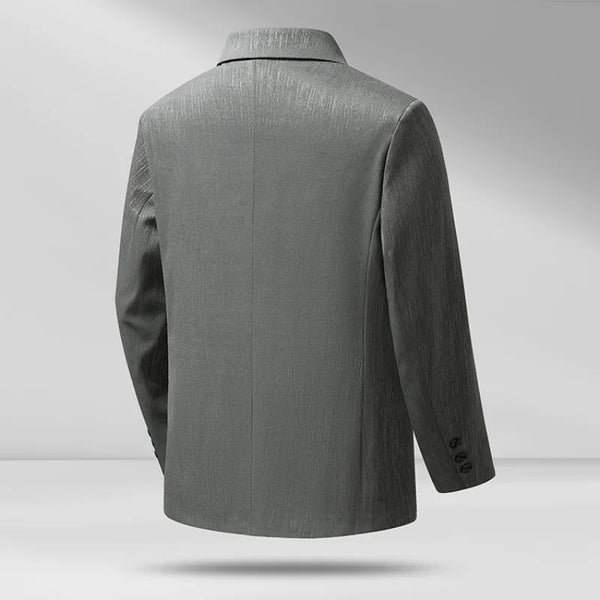Men's Slim Fit Casual Blazer Suit Jacket Business Daily Solid Color Notch Lapel Single Breasted Long Sleeve Top