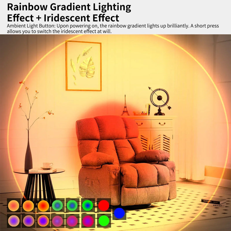 Magnetic LED Motion Sensor Wall Light USB Rechargeable Night Lights Up and Down Lighting for Living Room Bedroom Corridor
