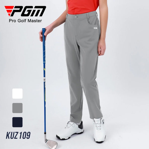 PGM Boys Golf Pants Breathable Quick Drying Moisture Wicking in Summer KUZ109