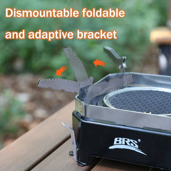 Camping Gas Stove 2200W High-power Infrared Card Stove Portable Lightweight Split Type Gas Burner Outdoor Picnic Hiking