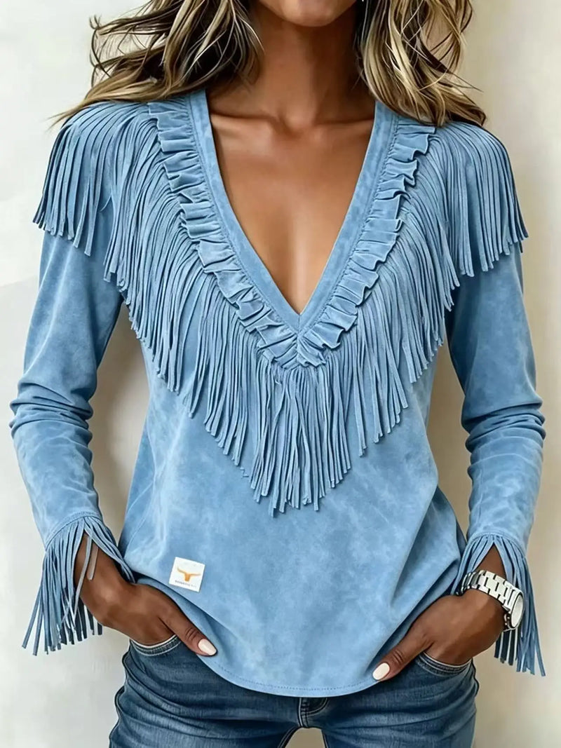 Women's Brown Long-sleeve Collared Shirt with A Slight Stretch, Made of Corduroy Fabric; Available in White or Gray.