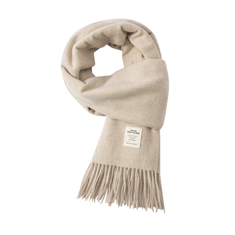 Semir Simple Scarf Wide Plaid Women Autumn Winter 2025 Shawl Soft Warm Fashion Trend Stylish Casual