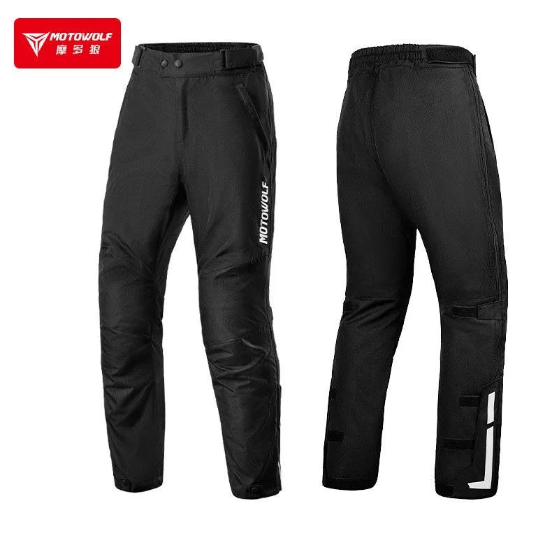ខោម៉ូតូ Motowolf រដូវរងា កំដៅអគ្គិសនី បញ្ចេញខោរហ័ស ខោរដូវរងា ក្តៅ ការពារខ្យល់ ការពារទឹកជ្រាប ជាមួយ CE Prot