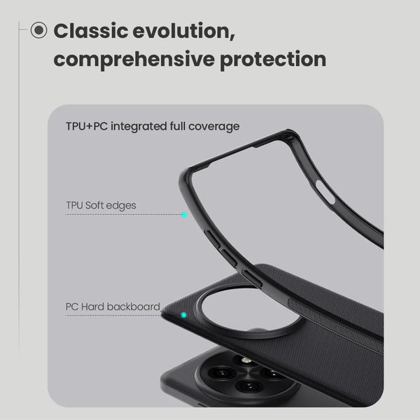 For OnePlus 13 Case NILLKIN Super Frosted Shield Pro Ultra-Thin Phone Cover For OnePlus 12 TPU Soft Edge Anti Drop Case