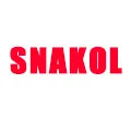 Red 'SNAKOL' logo on a white background