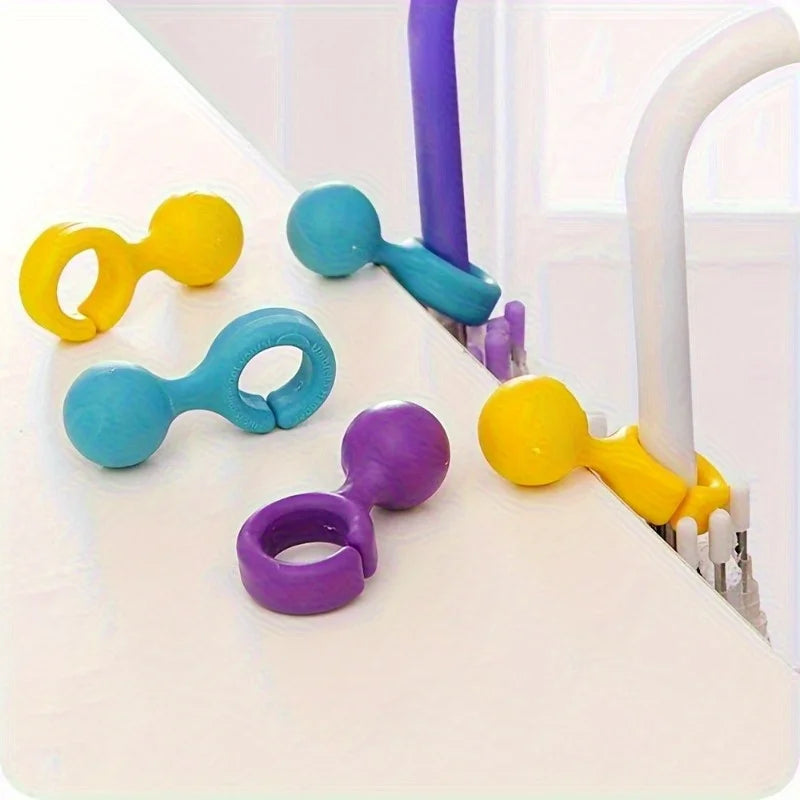 5pcs Umbrella Stand/Cane Stand, Portable  Support Accessories, Anti-Fall, Classic Style, Plastic, Home Umbrella Organizer