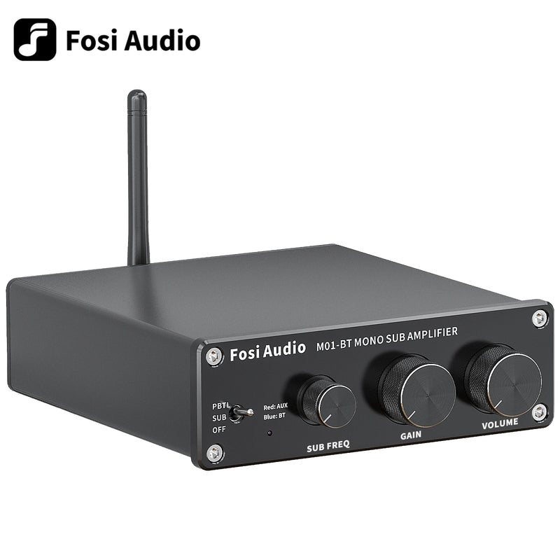 ឧបករណ៍បំពងសម្លេងប៊្លូធូស Fosi Audio 300W M01-BT អំភ្លីម៉ូណូមួយឆានែលសម្រាប់ឧបករណ៍បំពងសម្លេងនៅផ្ទះ