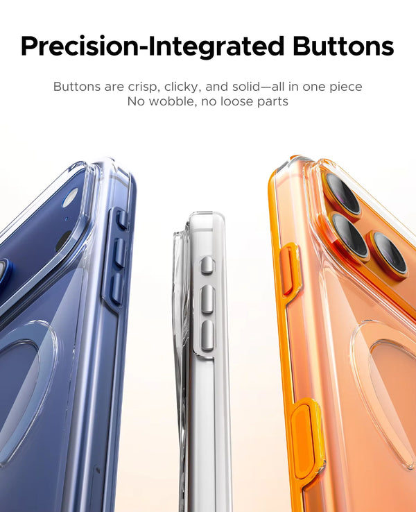 ORICO Magnetic Phone Case for iPhone 17 Clear Proof Slim Rugged Shockproof Protective