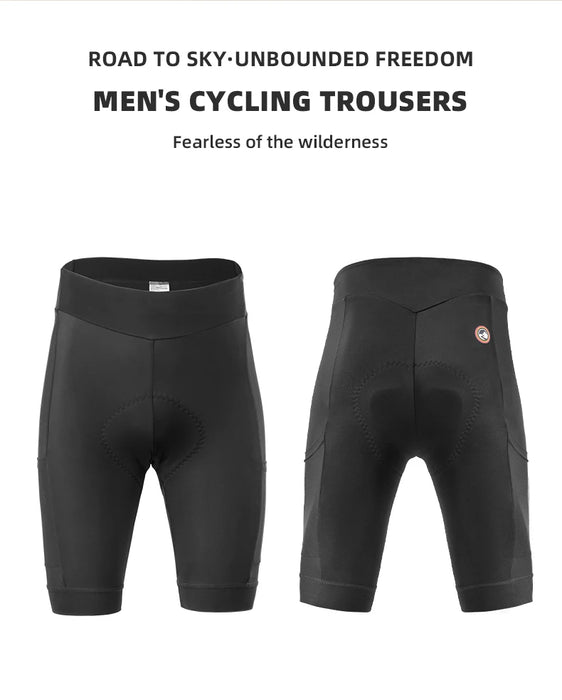 ROCKBROS ROAD TO SKY Cycling Shorts Men's Bike Shorts Breathable Shockproof Summer MTB Road Cycling Pants Cycling Equipment