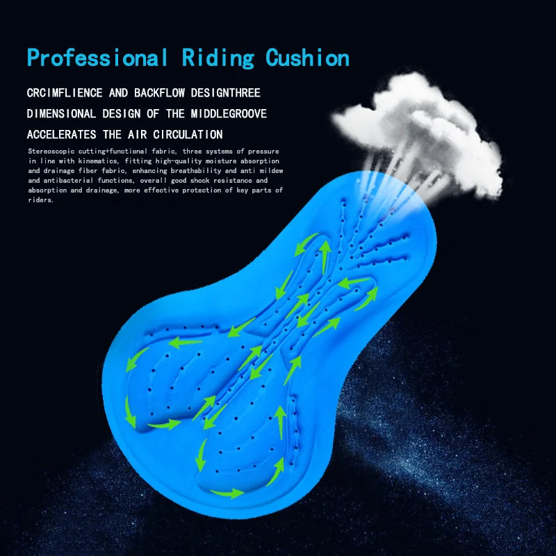 Men's Long Sleeve Cycling Jersey Set Moisture Wicking Breathable Road Bike Shirt Pants MTB Racing Bicycle Sportswear