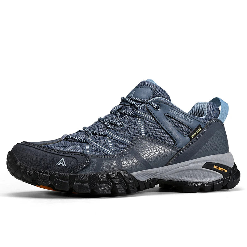 HUMTTO Breathable Outdoor Men's Sports Shoes Luxury Designer Climbing Trekking Sneakers for Men New Safety Work Man Hiking Boots