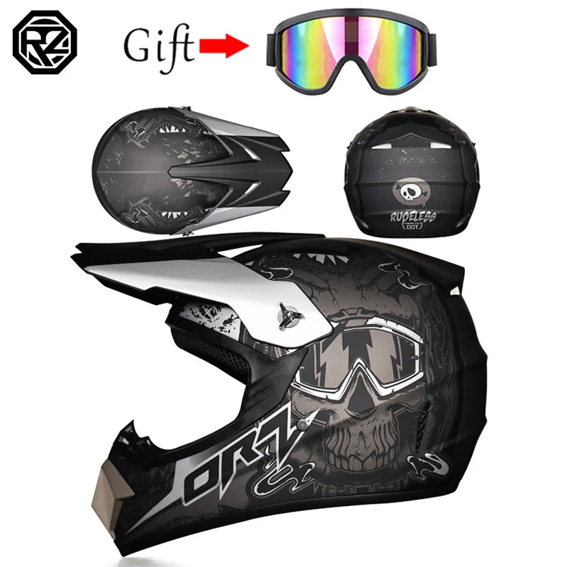 Children and adolescents professional full coverage motorcycle off-road race helmet bike AM DH helmet capacity motocross casso