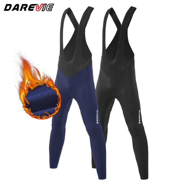 ខោខ្លីជិះកង់ DAREVIE រដូវរងាសម្រាប់បុរស ក្តៅ ធន់នឹងខ្យល់ ធន់នឹងសំណើម ស្រូបយកខ្យល់ សម្លៀកបំពាក់ជិះកង់សម្រាប់បុរស