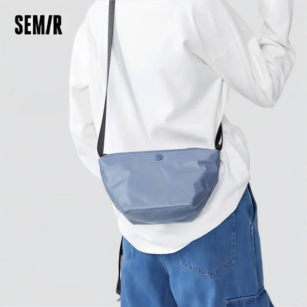 កាបូបស្ត្រី Semir ឆ្នាំ ២០២៦ ធ្វើពីក្រណាត់ Canvas Nylon ស្ពាយស្មា រចនាបថសាមញ្ញ ទន់ ស្រួលពាក់ ងាយស្រួលប្រើប្រាស់ប្រចាំថ្ងៃ