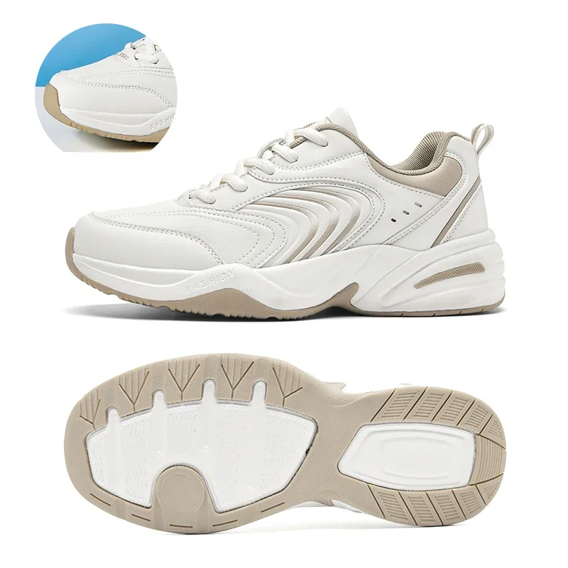Men's casual sneakers four seasons new soft-sole anti-slip outdoor racing running shoes students lightweight speed sports shoes