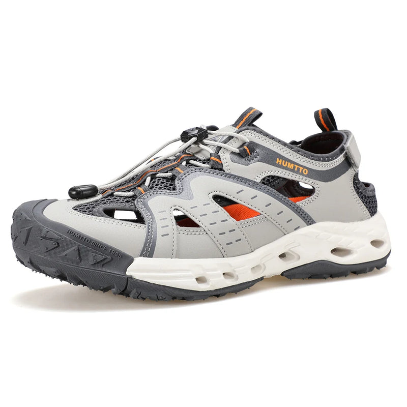 HUMTTO Summer Hiking Shoes for Men 2025 Breathable Mens Sneaker Outdoor Water Beach Sandals Fishing Climbing Wading Man Sneakers