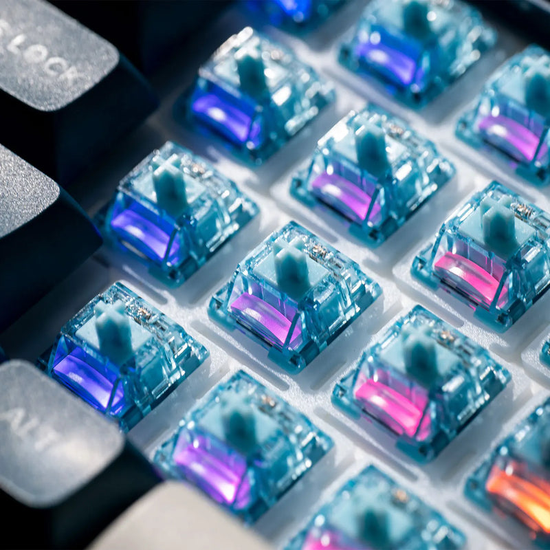 Akko V5 Pro Creamy Blue Switch 5Pin 45gf Thocky Tactile Switch Factory Lubed Compatible with Cherry MX Mechanical Keyboard 45pcs