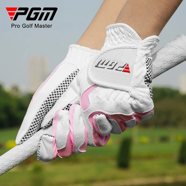 Golf Gloves Women's Sports Non Slip Professional Outdoor Glove 1 Pair of Left and Right Hands ST018