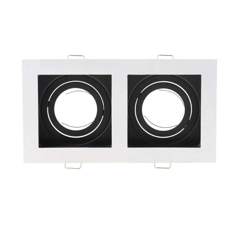 1/10PCS Round Square Recessed LED Downlight Adjustable Ceiling Lamp GU10 MR16 Spot Light Home Living Room Bedroom Lighting