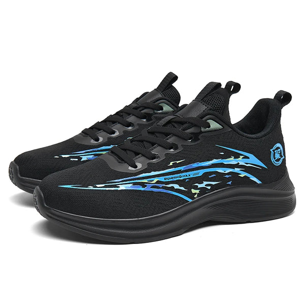 Plus Big Size 49 50 51 52 Men Ultra Light Gradient Mesh Sneakers Breathable Soft Cushion Athletic Running Walking Sports Shoes