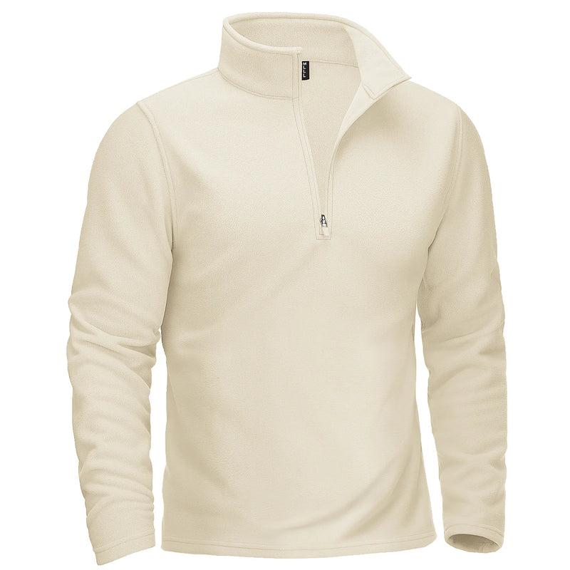 TACVASEN Turtleneck Fleece Sweatshirts Thermal Quarter-Zip Lightweight Pullovers Casual Warm Breathable Hiking Golf Sweaters