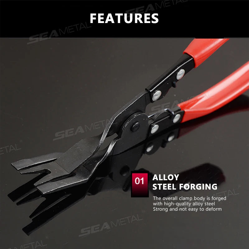 SEAMETAL Car Headlight Repair Installation Tool Trim Clip Removal Pliers Door Panel Dash Upholstery Remover Tools Car Accessorie