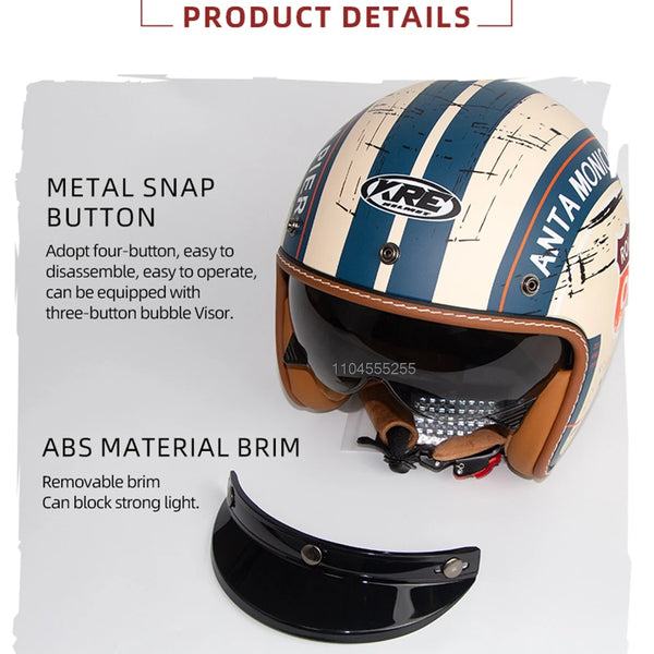មួកសុវត្ថិភាពម៉ូតូ Capacete De Moto Scooter មួកសុវត្ថិភាពមុខបើកចំហរ ច្រើនលំនាំ Casco Moto Equipment Four Seasons ECE DOT អនុម័ត