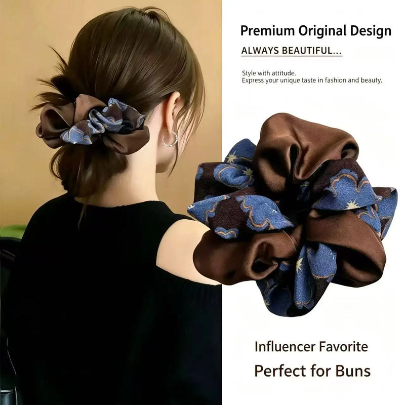Maruko Large Intestine Hair Hoop 2026 New Sensation Head Flower Disc Hair Artifact Head Rope Advanced Intesti