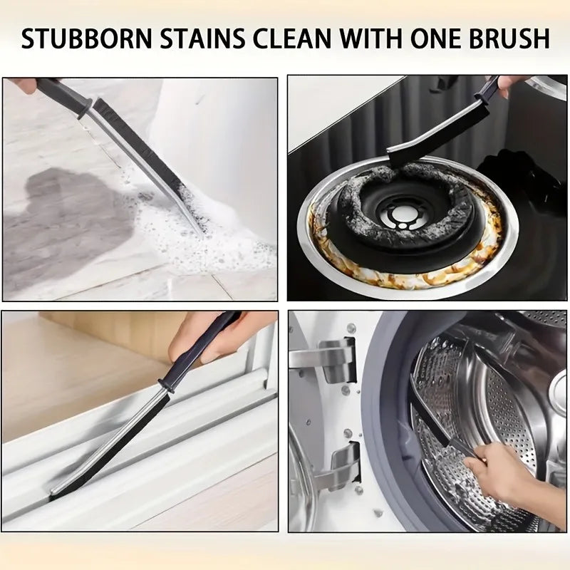 3/5Pcs  Crevice Cleaning Brush Set for Grout Gap Car Corners Window Groove Kitchen Tile Seam - Household Cleaning Tools