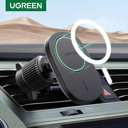 UGREEN Magnetic Car Wireless Charger Phone Holder Stand For iPhone 15 14 13 12 Pro Max Charging for Magsafe Car Charger 7.5W