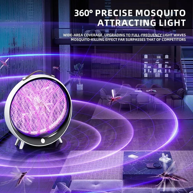 Home & Outdoor 2-in-1 Multifunctional Mosquito Killer: Rechargeable Lamp with Physical Mosquito Repellent