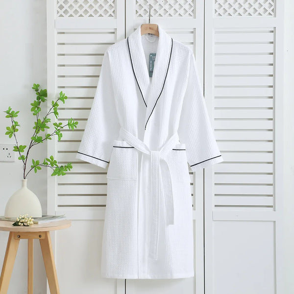 រ៉ូបគេងគូស្នេហ៍កប្បាស ១០០% រដូវស្លឹកឈើជ្រុះរដូវរងាដៃវែងសម្រាប់ស្ត្រីស្លៀកងូតទឹក អាវផាយគីម៉ូណូធម្មតា