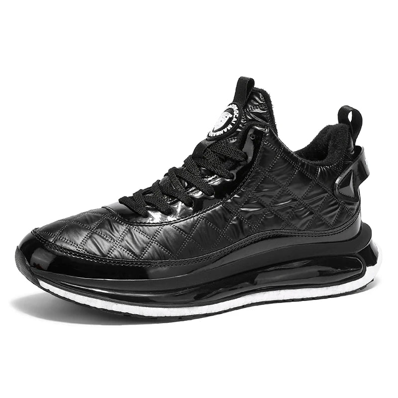 Unisex Walking Shoes Winter Warmth Comfortable Leather 2025 New Anti Slip Wear-resistant Fashion Casual Sneakers for Men