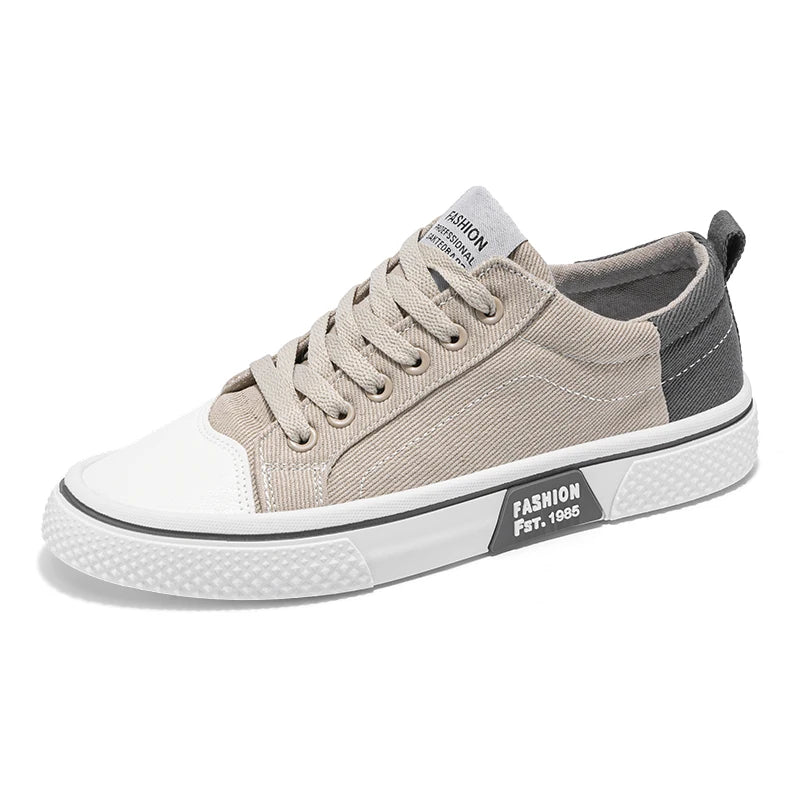 Men's plus-size canvas shoes summer breathable soft-sole non-slip comfort outdoor walking shoes Fashion youth sports board shoes