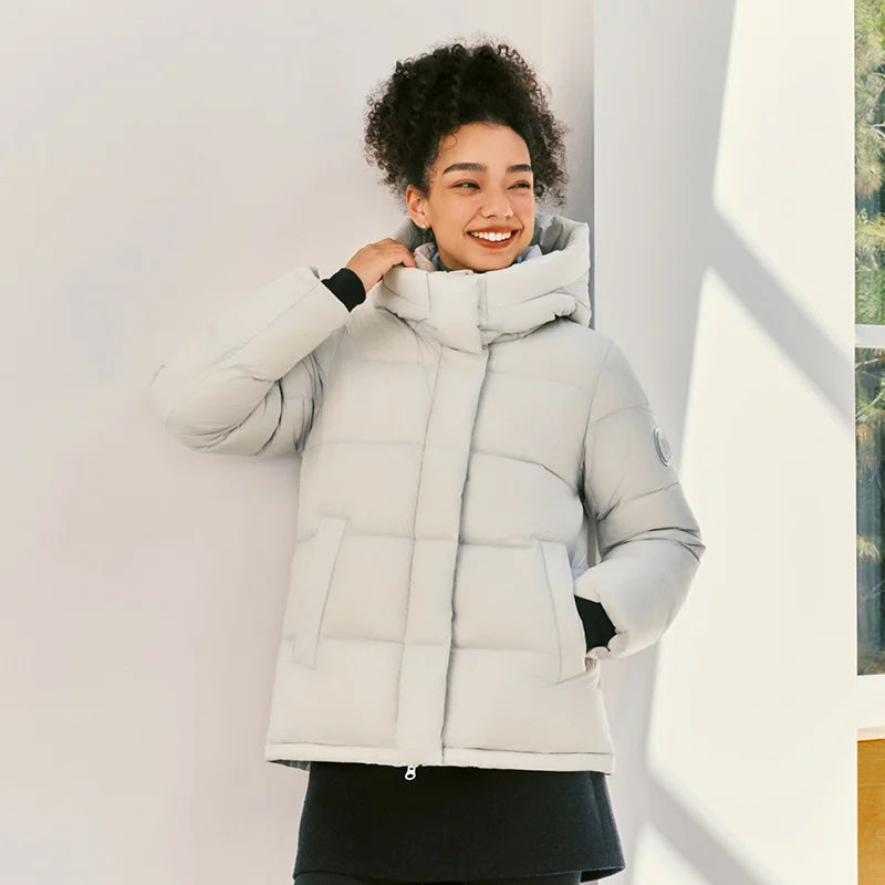 Semir Women Down Jacket 90 Percent Down Fill Goose Down Fill 2026 Winter Everyday Style Outdoor Layer Warm Insulation