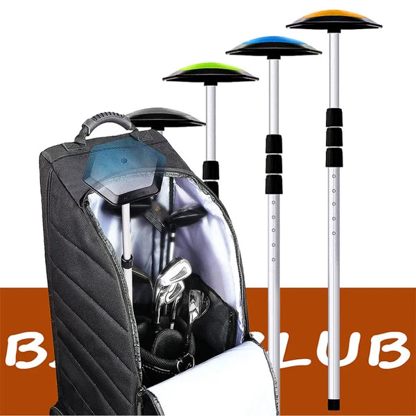 Built in Deformable Support Frame for Golf Bag Aluminium Alloy Protector Keel Rack Stand Shelf TR003