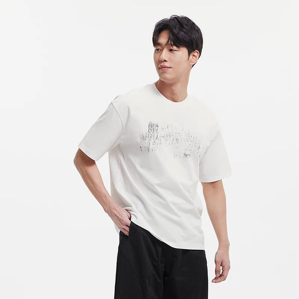 អាវយឺតបុរស Semir ឆ្នាំ ២០២៦ បោះពុម្ពអក្សរជម្រាល រចនាប្លែក រលុង ទាន់សម័យ ប៉ាក់ធម្មតា
