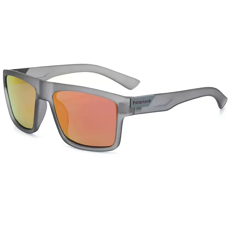 Large Frame UV Resistant Sunglasses, Men's Cycling Goggles, European and American Outdoor Color Changing Sunglasses, Driving Pol